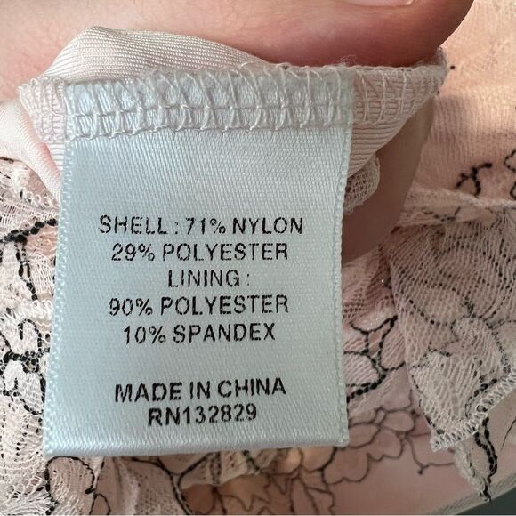 NWT Revolve x Lovers + Friends Adaline Mini Dress in Soft Blush | size XS - Picture 9 of 13